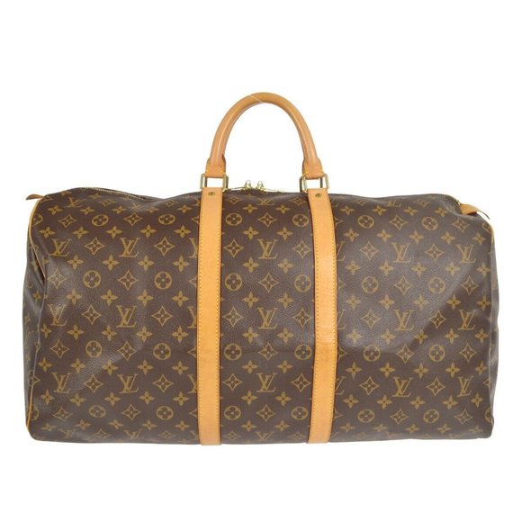 Louis Vuitton Keepall 55 Travel Duffle Handbag Monogram - Picture 1 of 9